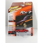 Johnny Lightning 1:64 Mazda RX-7 1982 sunrise red